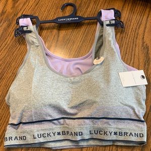NWT Lucky brand 2 pack sports bra SIZE 2X